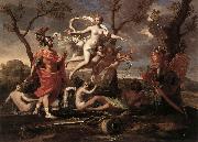 Nicolas Poussin Venus Presenting Arms to Aeneas china oil painting reproduction